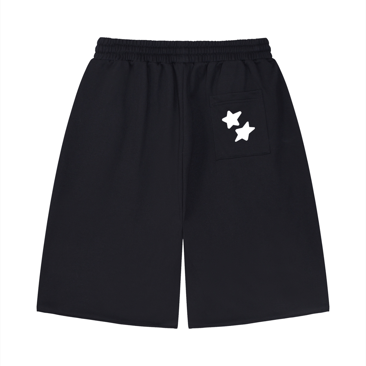 Stars Loose Raw Edge Shorts