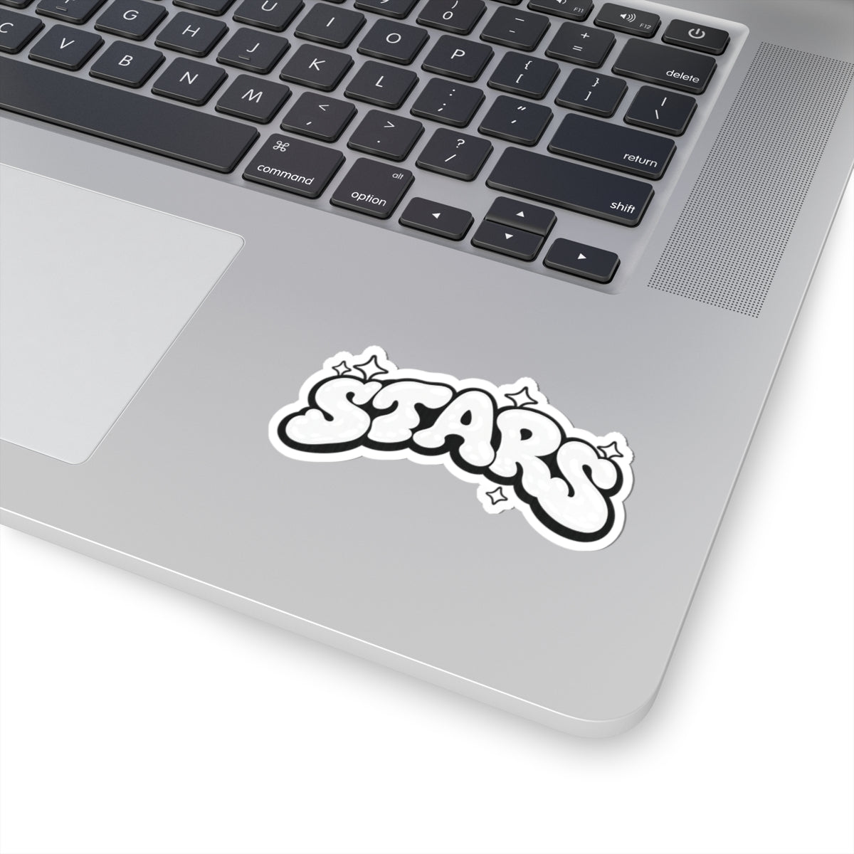 Stars Bubble Letter Kiss-Cut Sticker