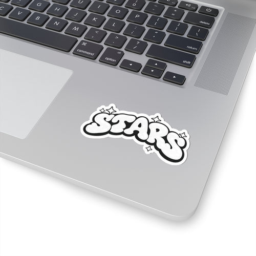 Stars Bubble Letter Kiss-Cut Sticker