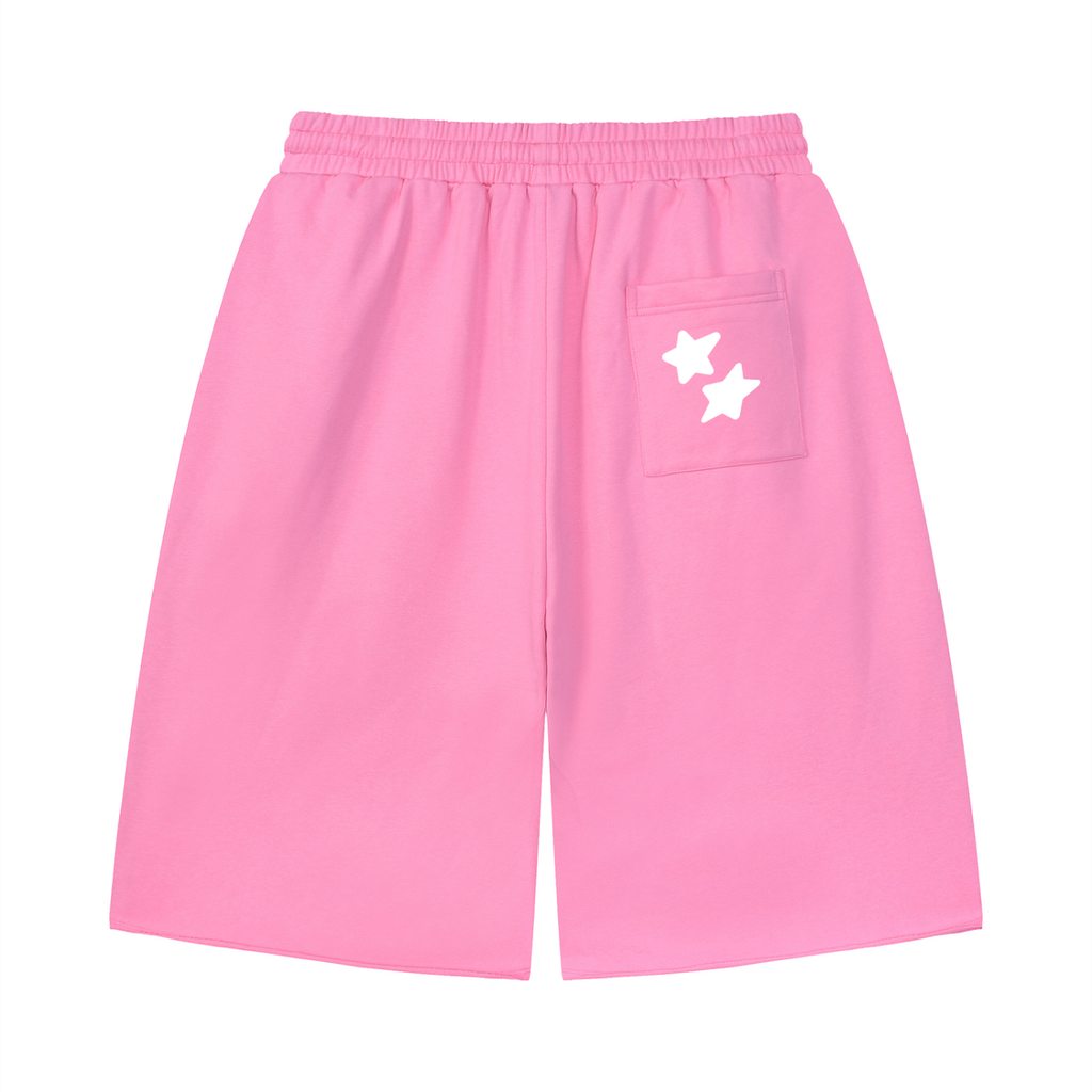 Stars Loose Raw Edge Shorts