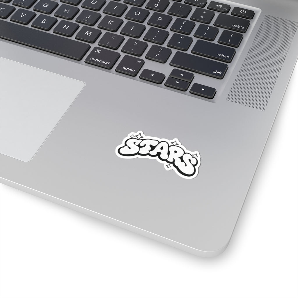 Stars Bubble Letter Kiss-Cut Sticker