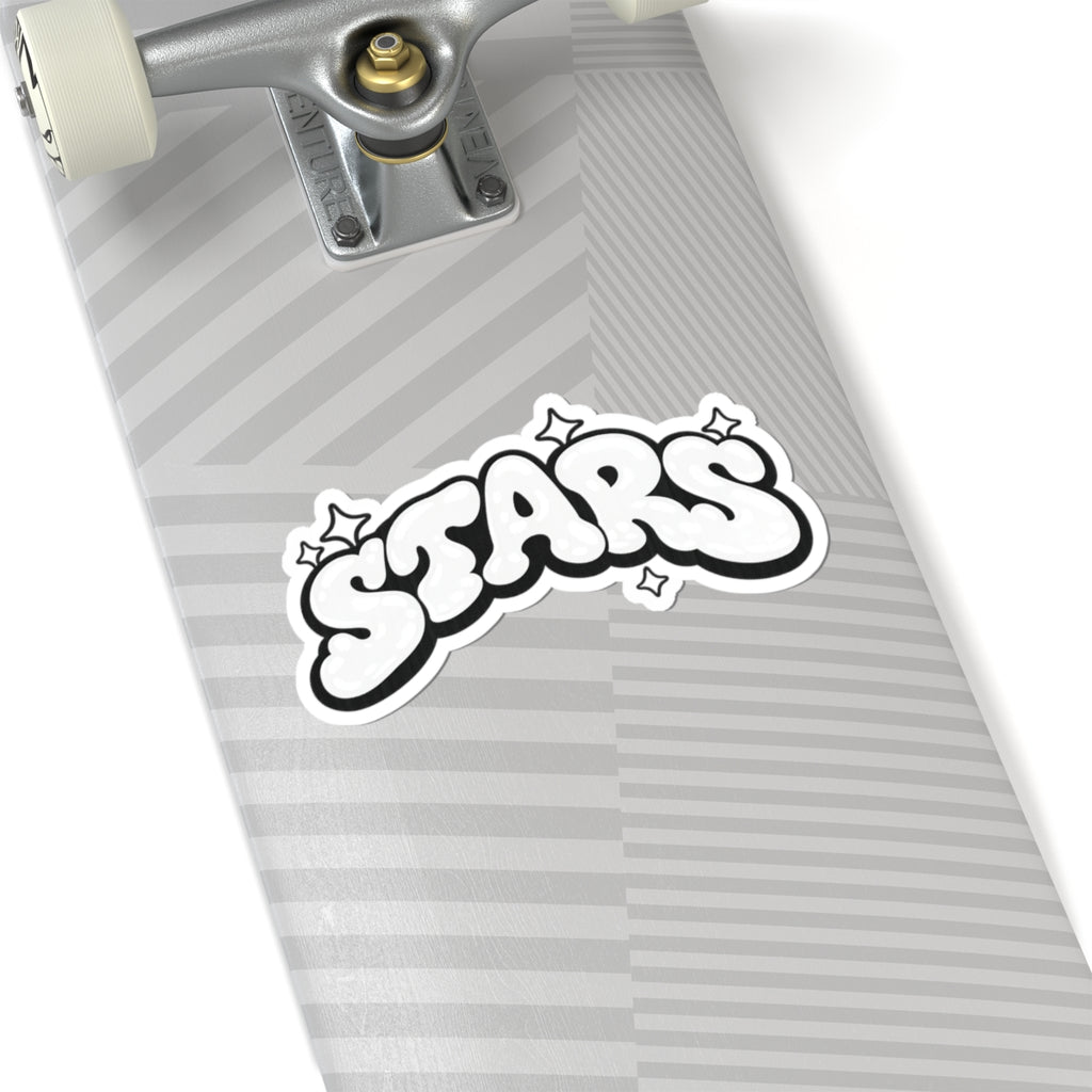 Stars Bubble Letter Kiss-Cut Sticker