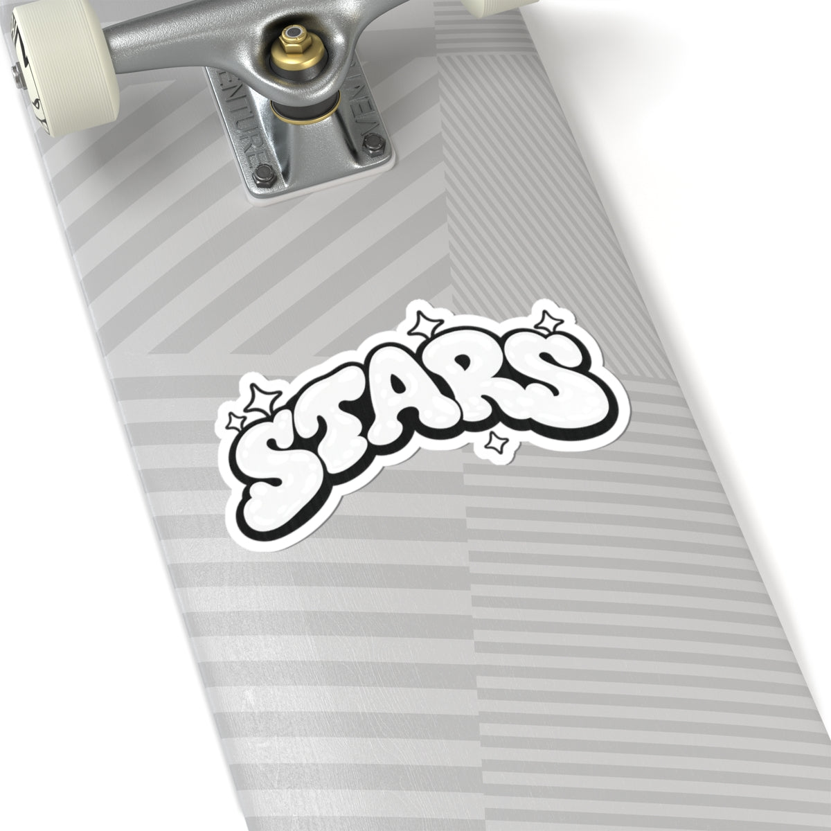 Stars Bubble Letter Kiss-Cut Sticker