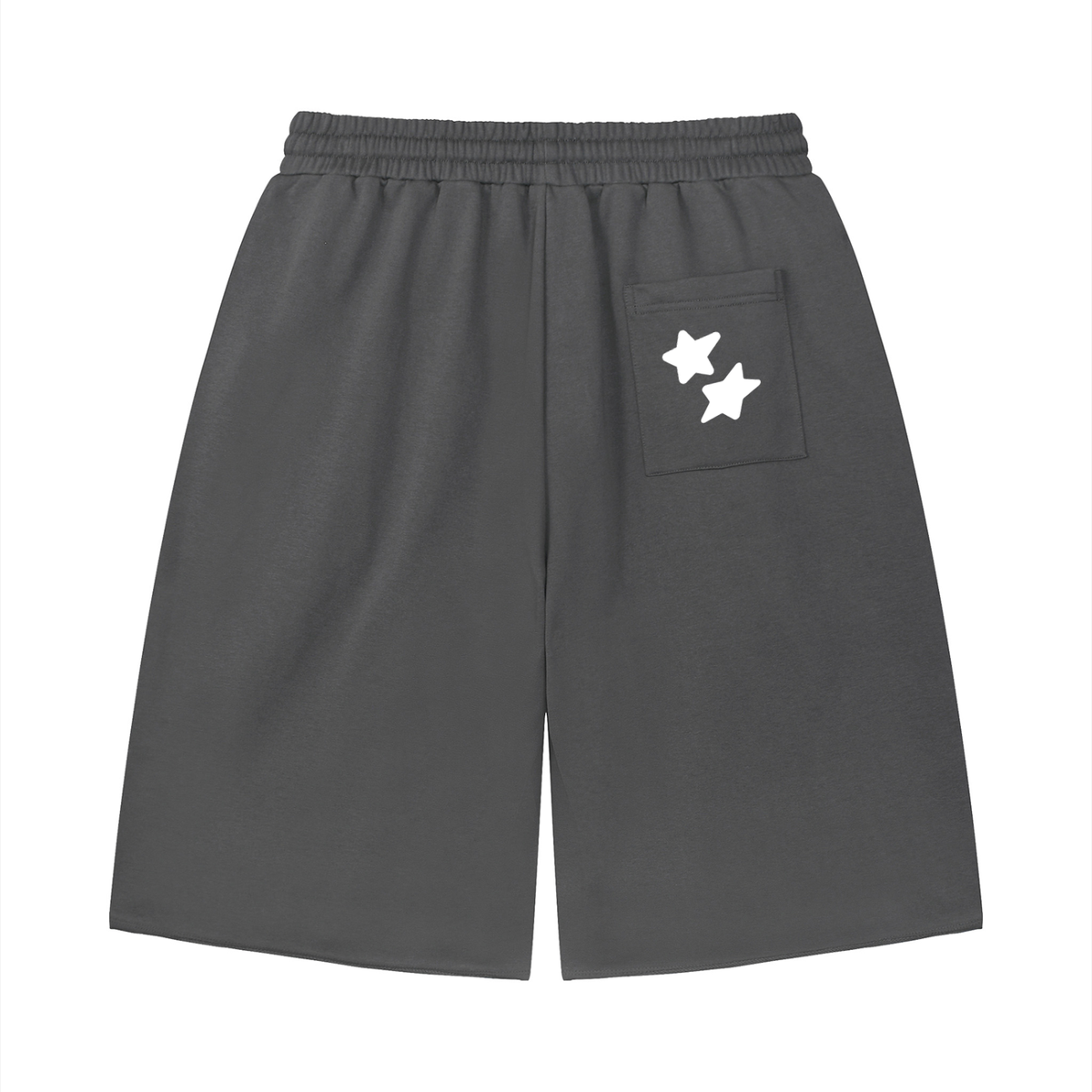 Stars Loose Raw Edge Shorts