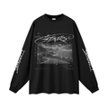Stars Oversized Long Sleeve T-Shirt