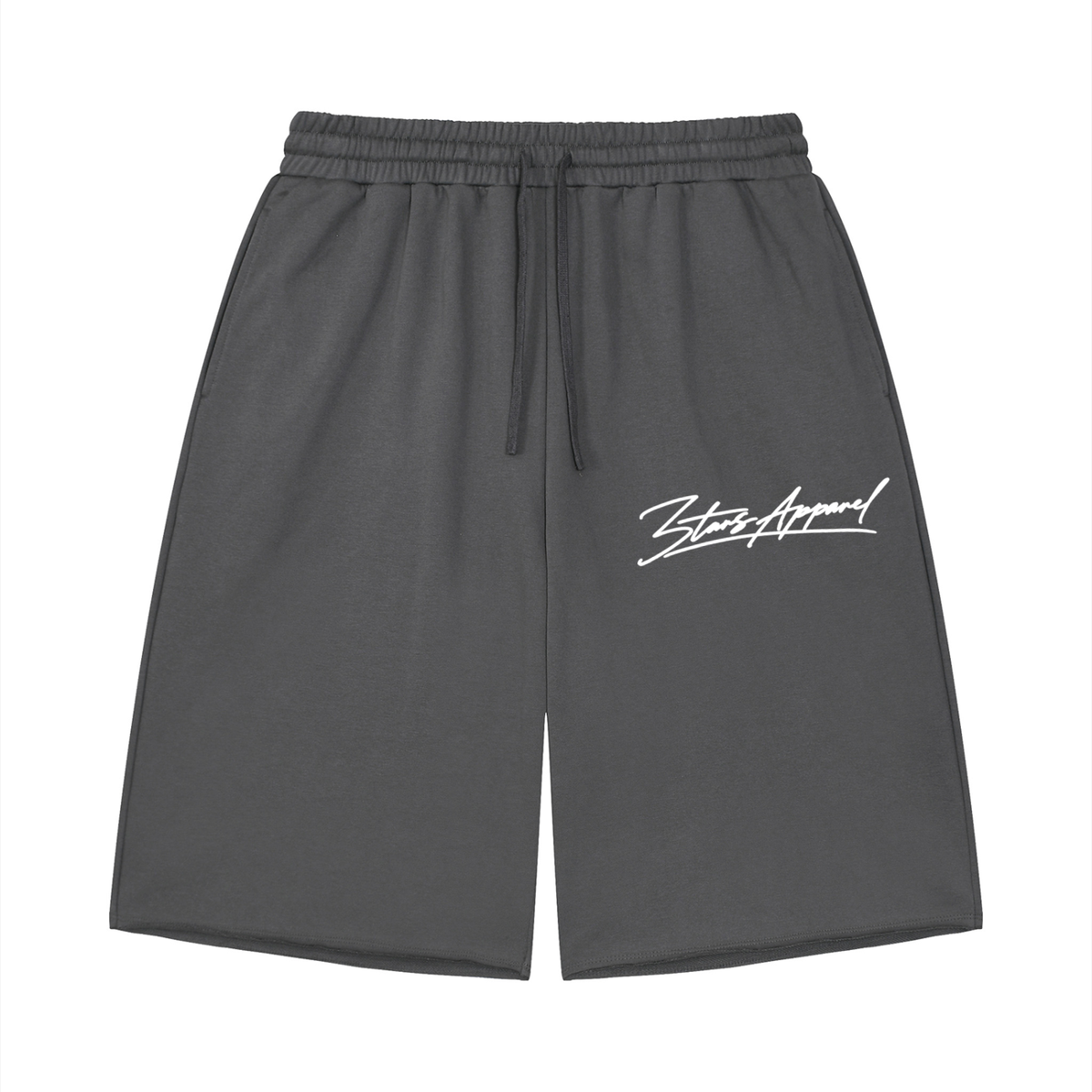 Stars Loose Raw Edge Shorts