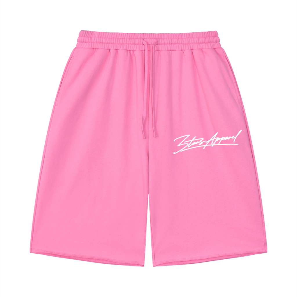Stars Loose Raw Edge Shorts
