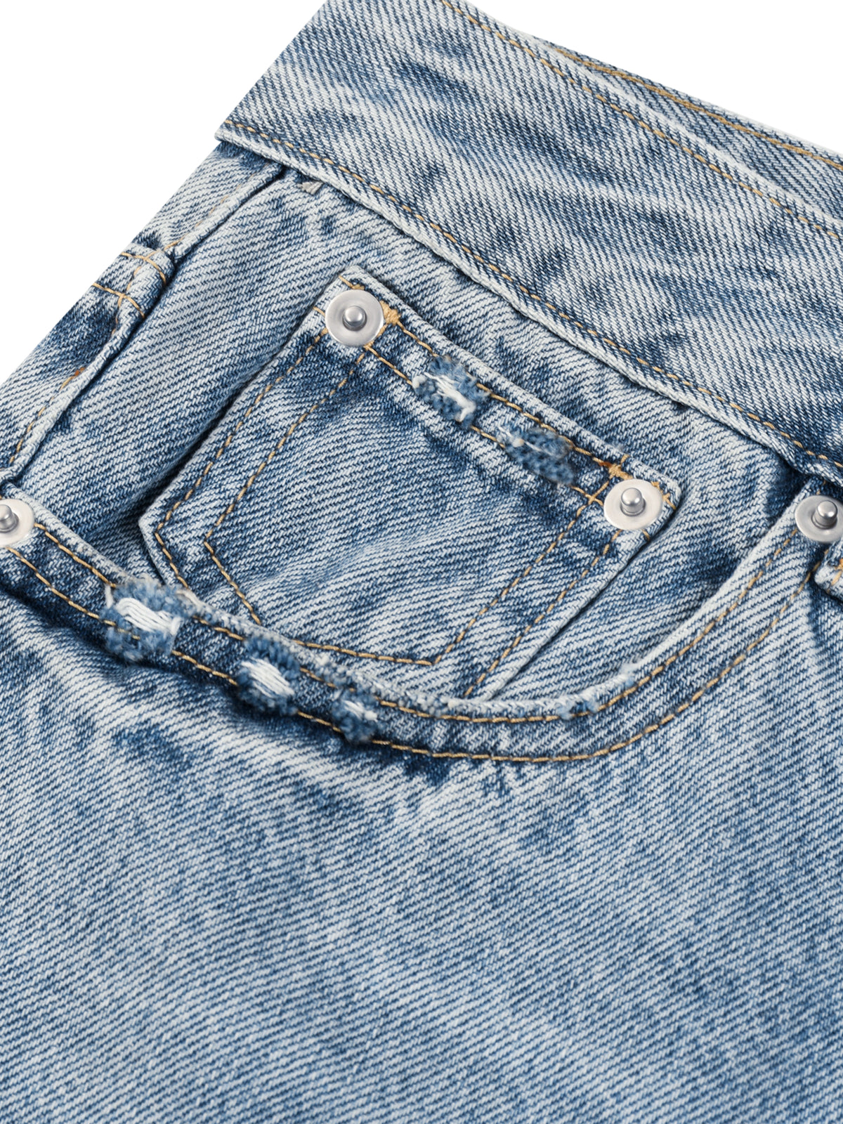 Stars Vintage Wide Leg Denim Shorts